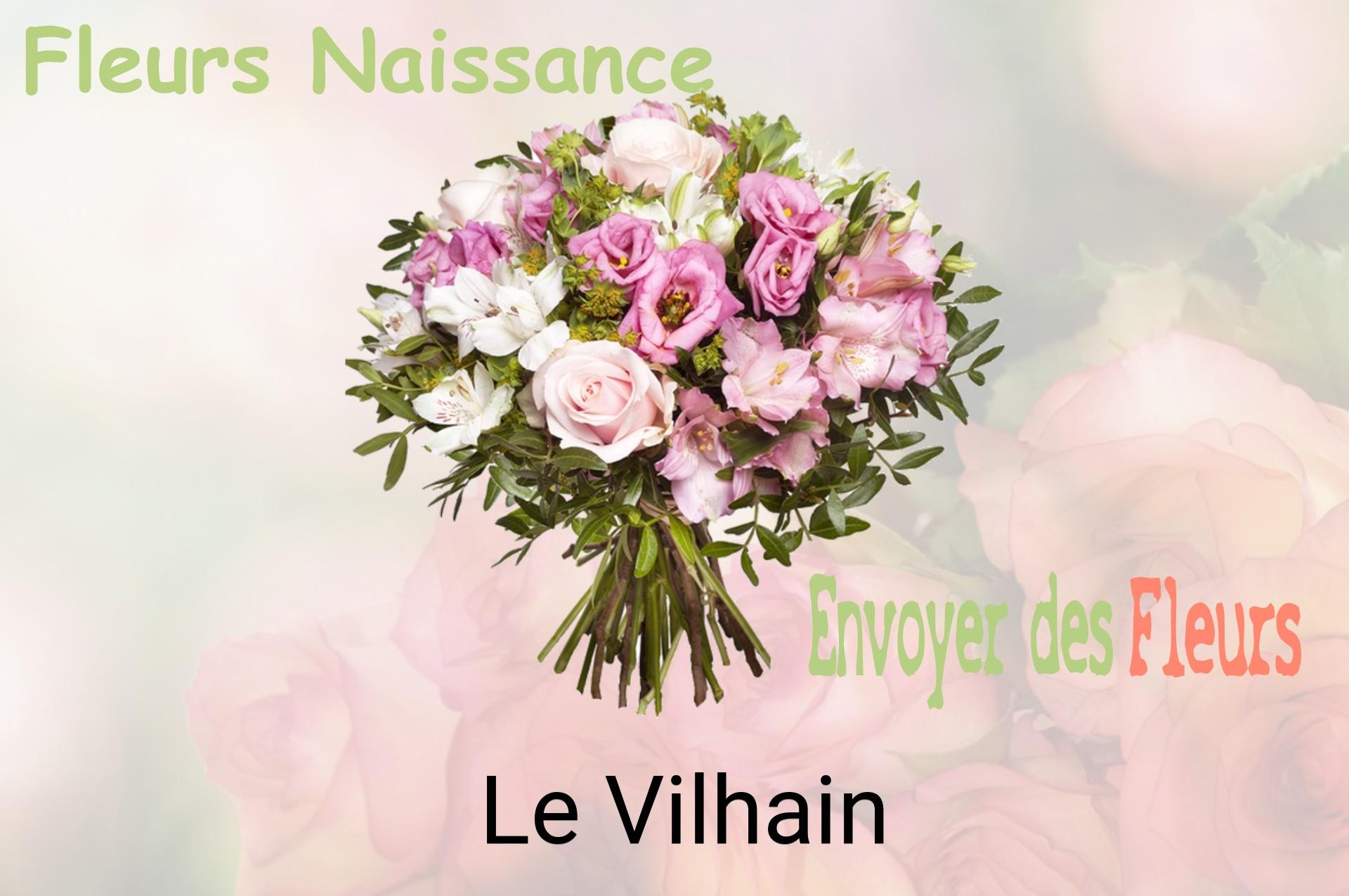 Bouquet de fleurs de naissance livré à Le Vilhain